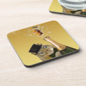 Dessous-de-verre Soirée du Nouvel An Cute Chipmunk (Côté gauche)