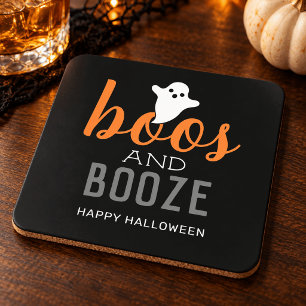 Dessous-de-verre Soirée Halloween Boos and Booze