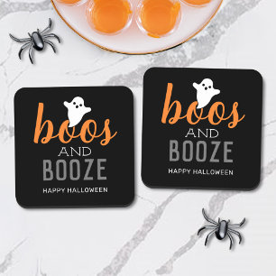 Dessous-de-verre Soirée Halloween Boos and Booze