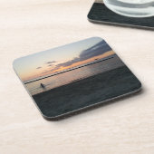 Dessous-de-verre Soirée Sunset Plage tropicale Waikiki Oahu Hawaii (Côté gauche)