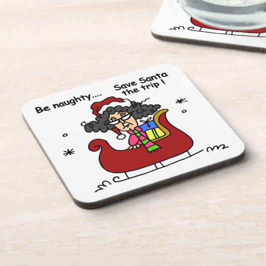 Dessous-de-verre Sois méchant (Côté gauche)