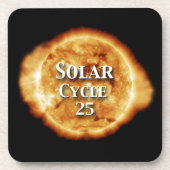 Dessous-de-verre Solaire Cycle 25 Soleil actif (Devant)
