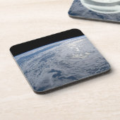 Dessous-de-verre Soleil Brillant Sur L'Océan Pacifique Sud. (Côté gauche)