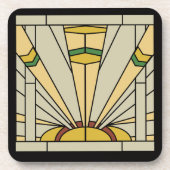 Dessous-de-verre Soleil d'art déco (Devant)