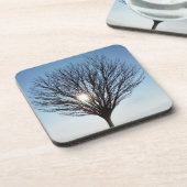 Dessous-de-verre soleil d'hiver (Côté gauche)