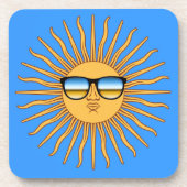 Dessous-de-verre Soleil en nuages (Devant)