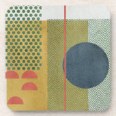 Dessous-de-verre Soleil Rouge IV (Devant)