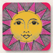 Dessous-de-verre Soleil souriant (Devant)