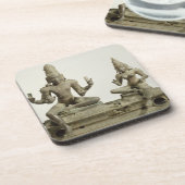 Dessous-de-verre Somaskanda, Chola, Tamil Nadu (bronze) (Côté gauche)