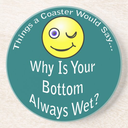 Dessous de verre sombre et humide inférieur (Devant)