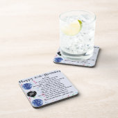 Dessous-de-verre Son Poème - 40e anniversaire Design (Côté Droit)