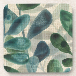 Dessous-de-verre Sophistication verdoyante - Feuilles tropicaux