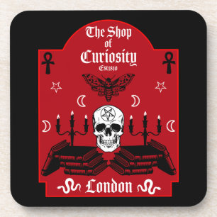 Dessous-de-verre Sorcière gothique punk Halloween