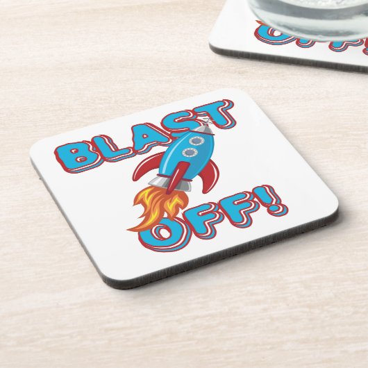 Dessous-de-verre Soufflez le bateau de Rocket (Côté gauche)