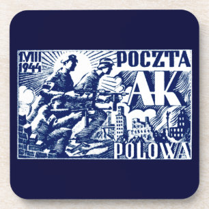 Dessous-de-verre Soulèvement de Varsovie 1944