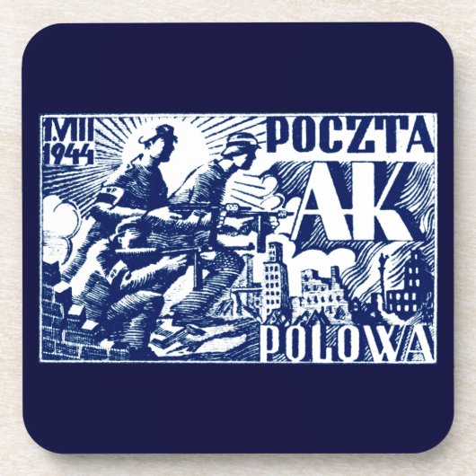 Dessous-de-verre Soulèvement de Varsovie 1944 (Devant)