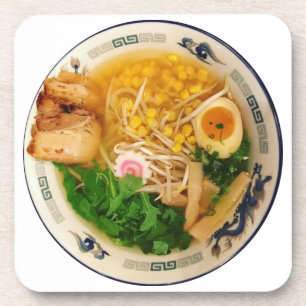 Dessous-de-verre Soupe aux nouilles de ramen de porc