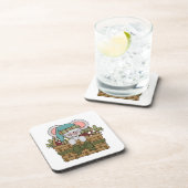 Dessous-de-verre Souris de Noël dans le panier (Côté Droit)