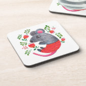 Dessous-de-verre souris dessinée (Côté gauche)