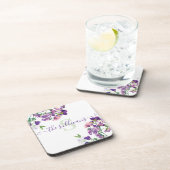 Dessous-de-verre Sous-verre en plastique dur avec petit pois sucré  (Côté Droit)