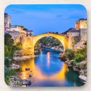 Dessous-de-verre Sous-verres en plastique dur avec dos en liège - l