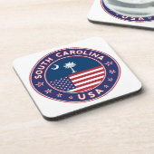 Dessous-de-verre South Carolina sticker, phone case, tote bag (Côté gauche)