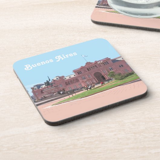 Dessous-de-verre Souvenir de Buenos Aires, Argentine (Côté gauche)