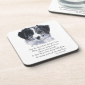 Dessous-de-verre Souvenirs Border Collie (Côté gauche)