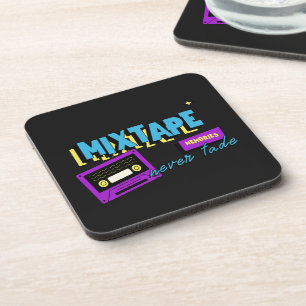 Dessous-de-verre Souvenirs de mixtape Nostalgie de cassette rétro