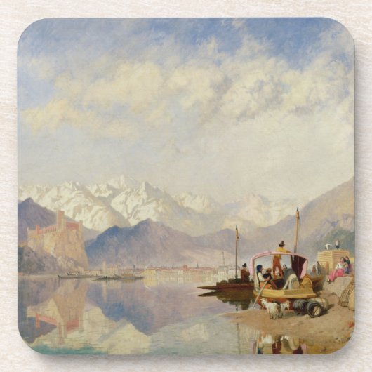 Dessous-de-verre Souvenirs du Lago Maggiore, jour du marché à (Devant)