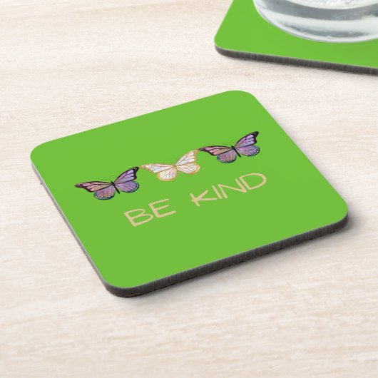 Dessous-de-verre Soyez des papillons (Côté gauche)