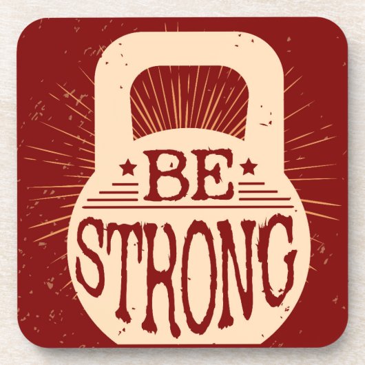 Dessous-de-verre Soyez fort (Devant)