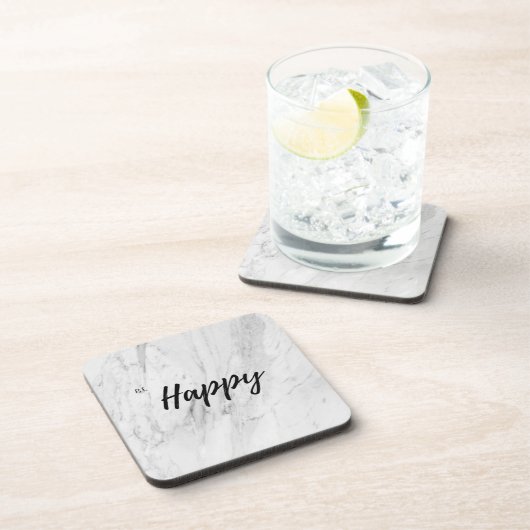 Dessous de verre - Soyez heureux (Côté Droit)