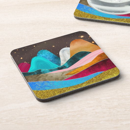 Dessous-de-verre Space Mountains (Côté gauche)