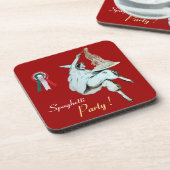 DESSOUS-DE-VERRE SPAGHETTI PARTY CUISINE ITALIENNE, RESTAURANT (Côté gauche)