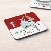 DESSOUS-DE-VERRE SPAGHETTI PARTY CUISINE ITALIENNE, RESTAURANT (Côté gauche)