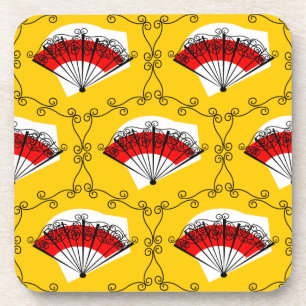 Dessous-de-verre Spanish Fan Multi coaster plastic