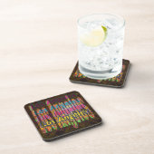 Dessous de verre Sparkle de Los Angeles (Côté Droit)