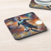 Dessous-de-verre Spatiale Nebula Soccer (Côté gauche)