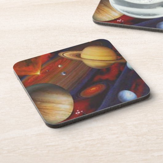 Dessous de verre spatiaux (Côté gauche)