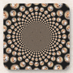 Dessous-de-verre Spectacle de guépard - Feline Frenzy : Coloré