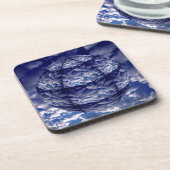 Dessous-de-verre Sphère 3D de nuage abstrait (Côté gauche)