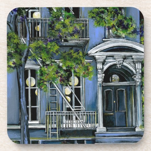 Dessous-de-verre Sphère lumineuse de l'intérieur, New York (Devant)