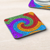 Dessous-de-verre Spiral Jigsaw (Côté gauche)