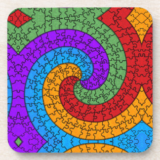 Dessous-de-verre Spiral Jigsaw