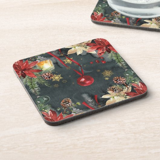 Dessous-de-verre Splendor de Noël (Côté gauche)