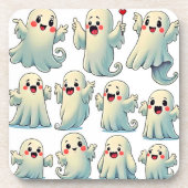 Dessous-de-verre Spooky Cute Ghosts: Hauntingly Fun! (Devant)
