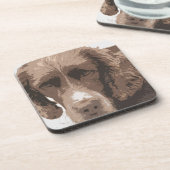 Dessous-de-verre Springer anglais (Côté gauche)