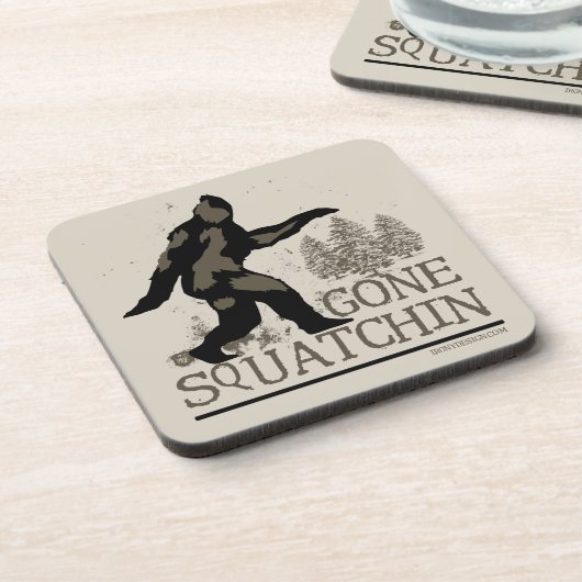 Dessous-de-verre Squatchin allé (Côté gauche)