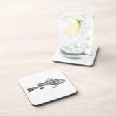 Dessous-de-verre Squelette de poisson (Côté Droit)